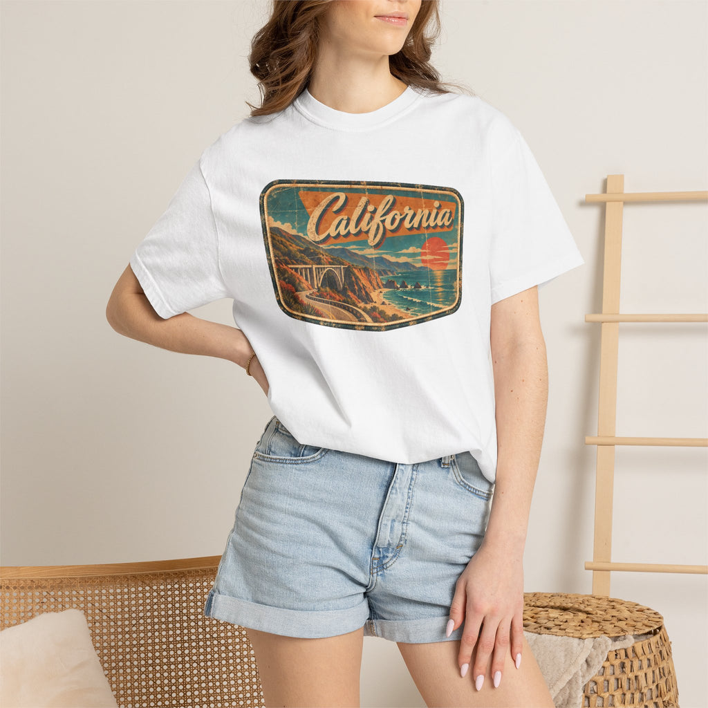 California - Unisex Garment-Dyed T-shirt