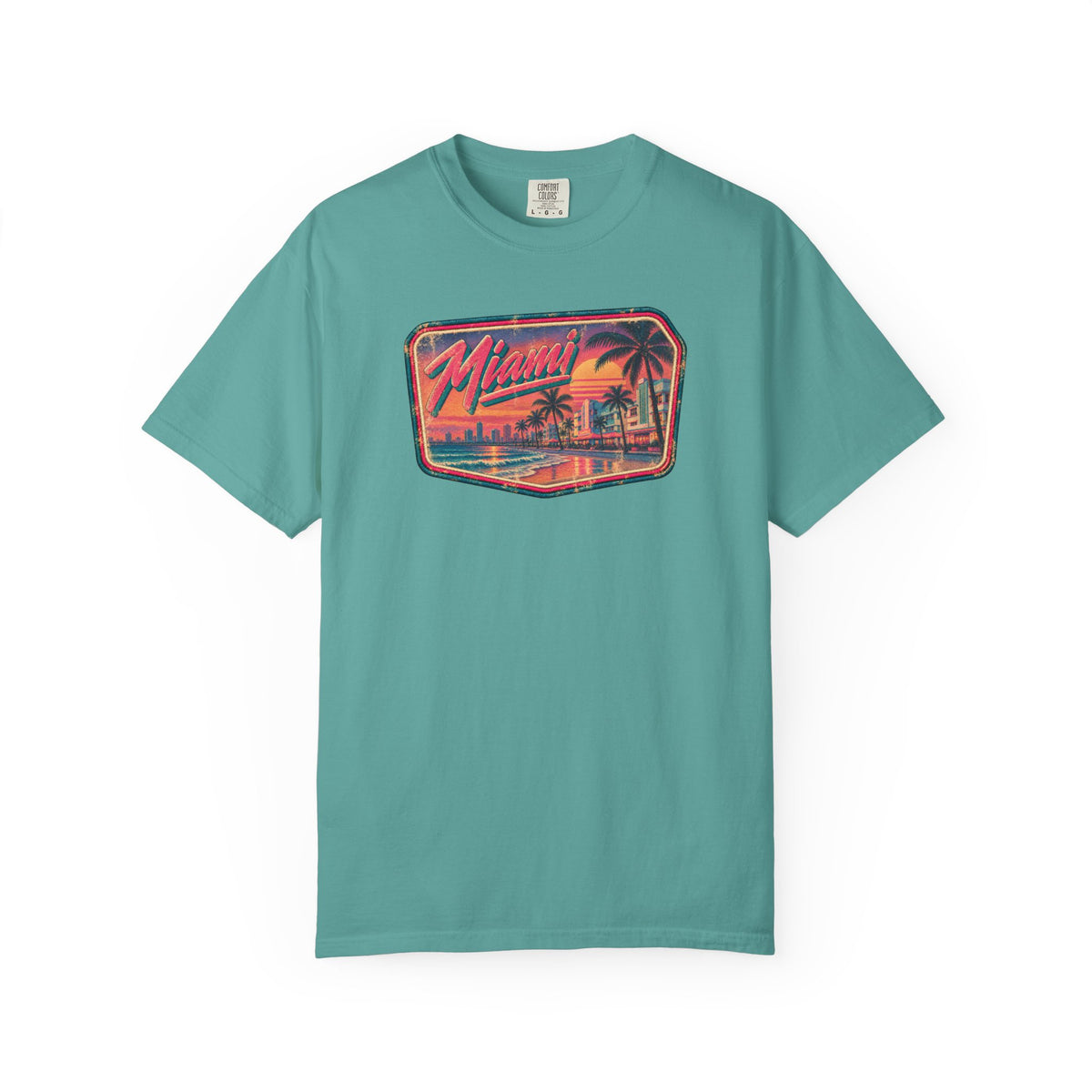Miami - Unisex Garment-Dyed T-shirt