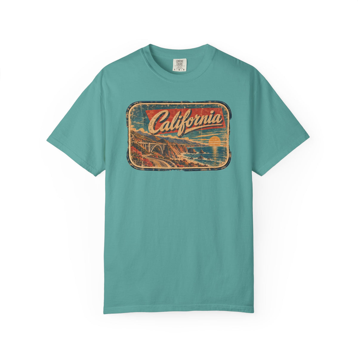 California - Unisex Garment-Dyed T-shirt