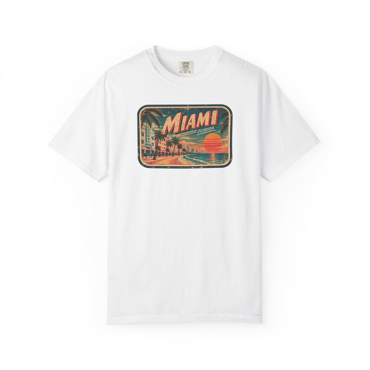 Miami - Unisex Garment-Dyed T-shirt