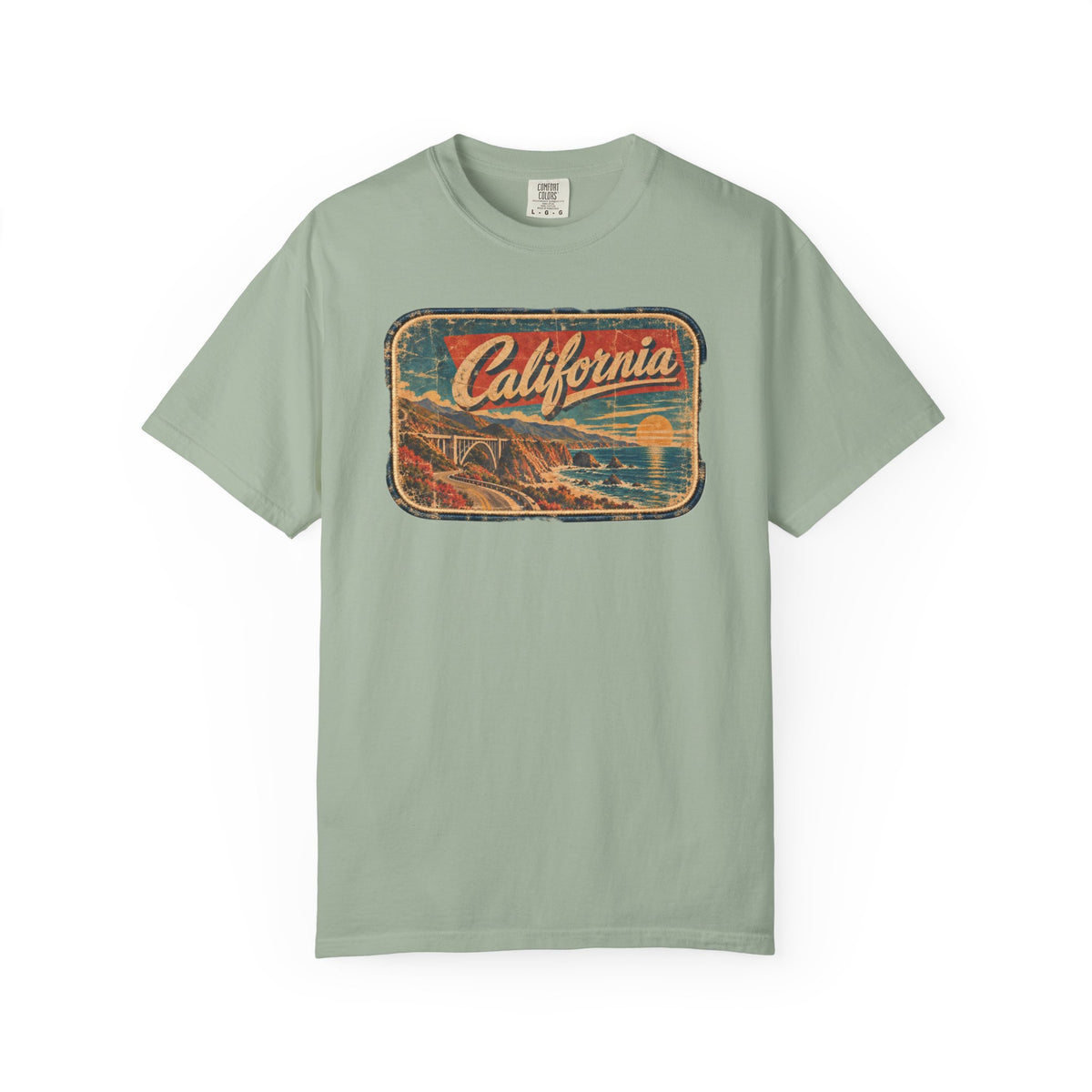 California - Unisex Garment-Dyed T-shirt