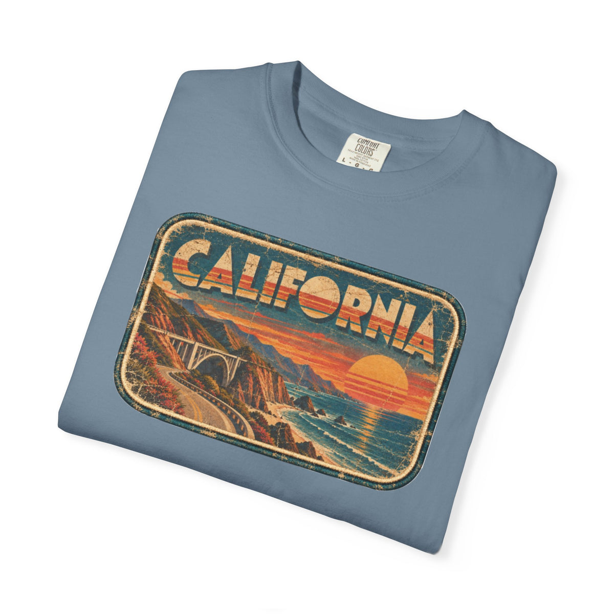 California - Unisex Garment-Dyed T-shirt