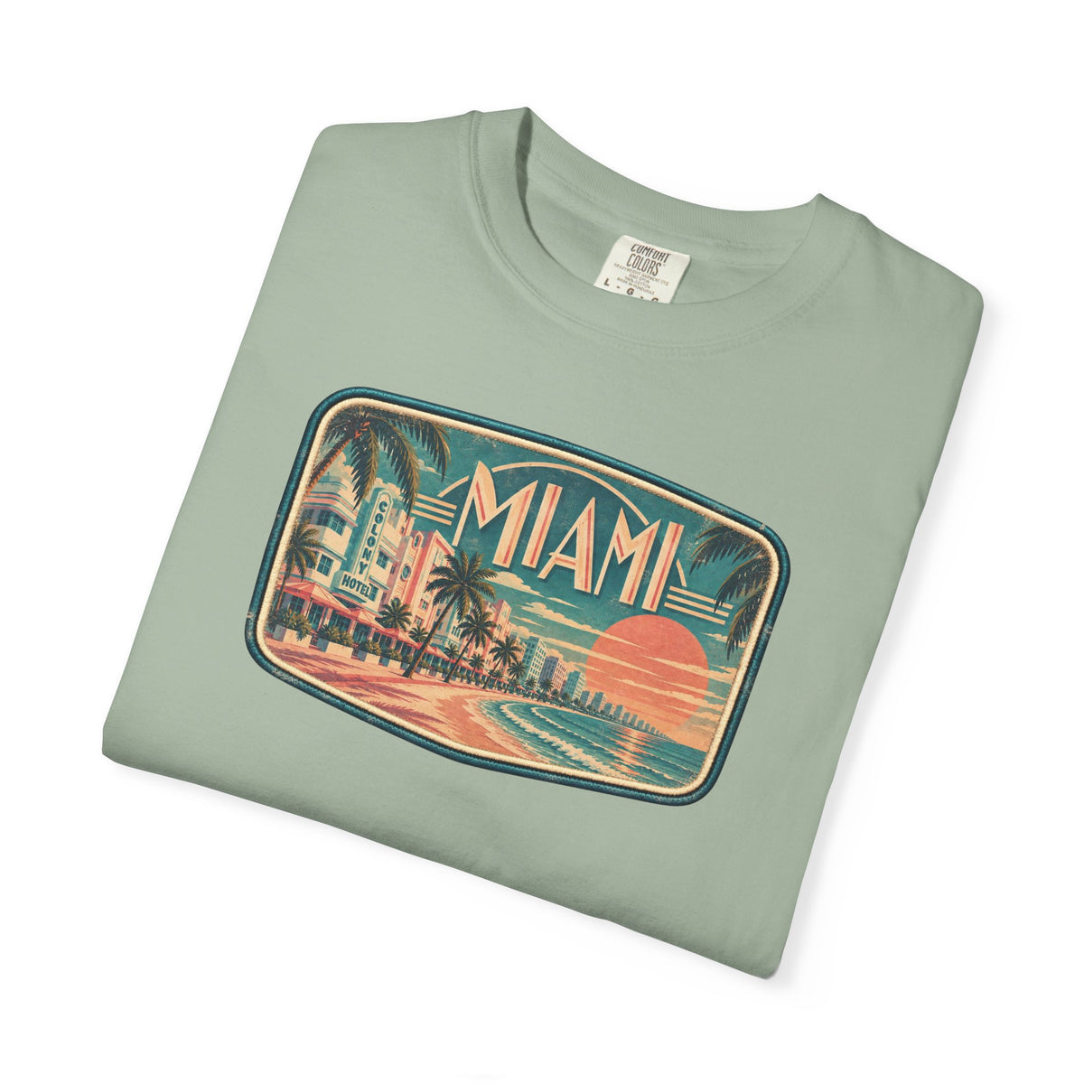 Miami - Unisex Garment-Dyed T-shirt
