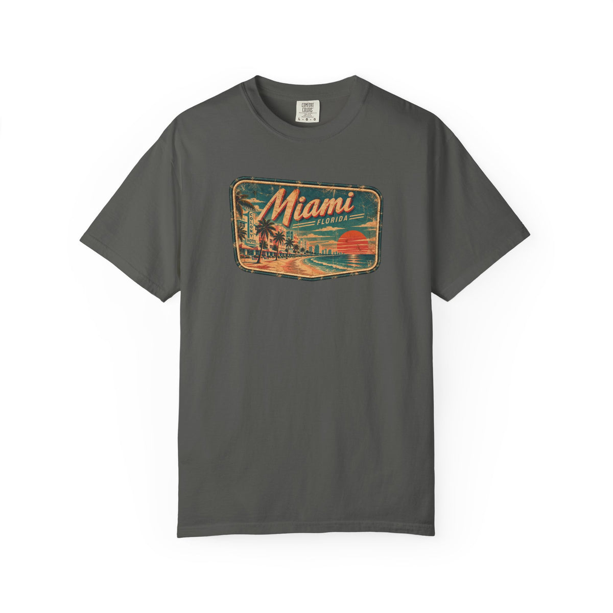 Miami - Unisex Garment-Dyed T-shirt