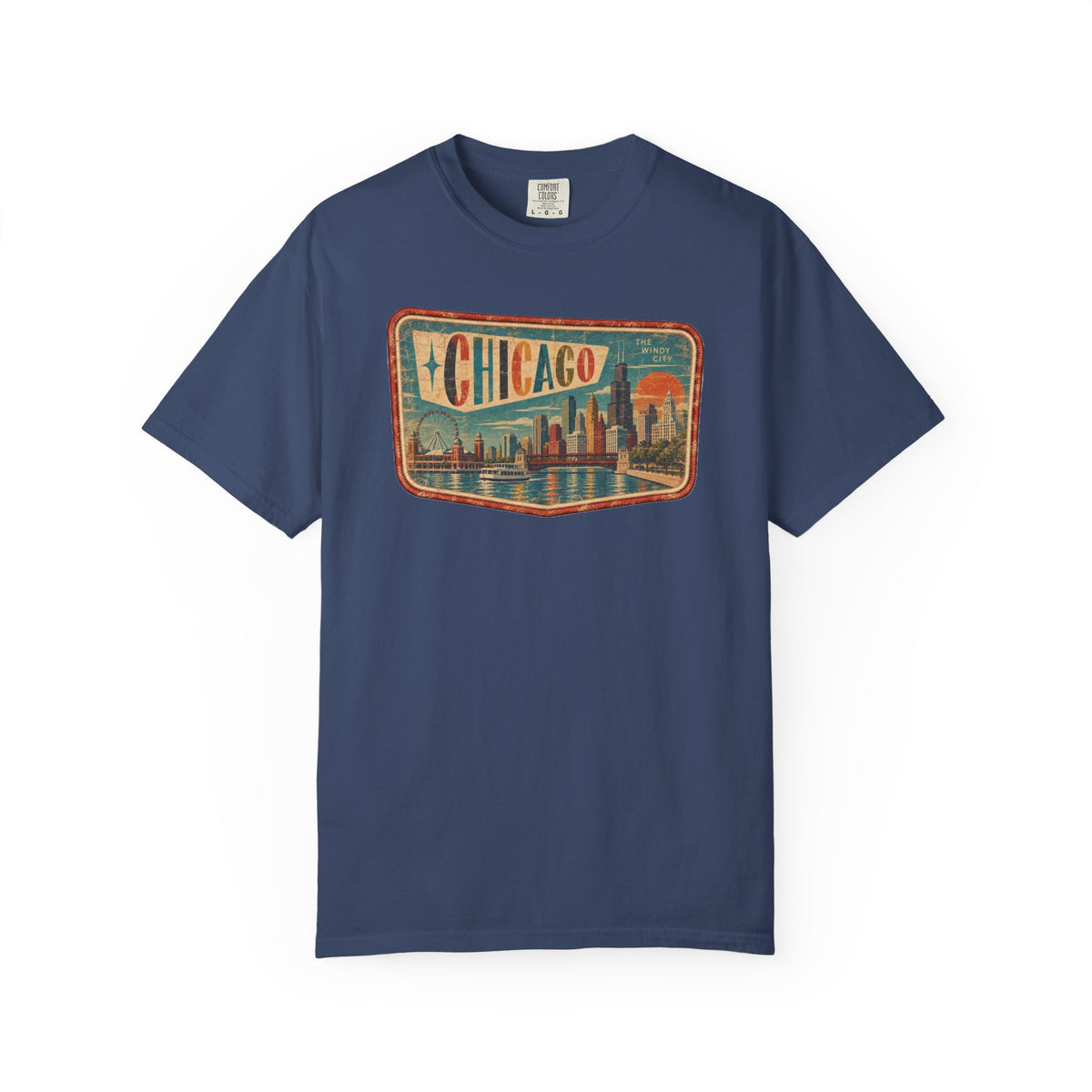 Chicago - Unisex Garment-Dyed T-shirt
