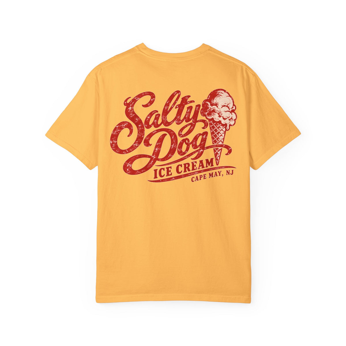 Salty Dog Ice Cream - Unisex Garment-Dyed T-shirt