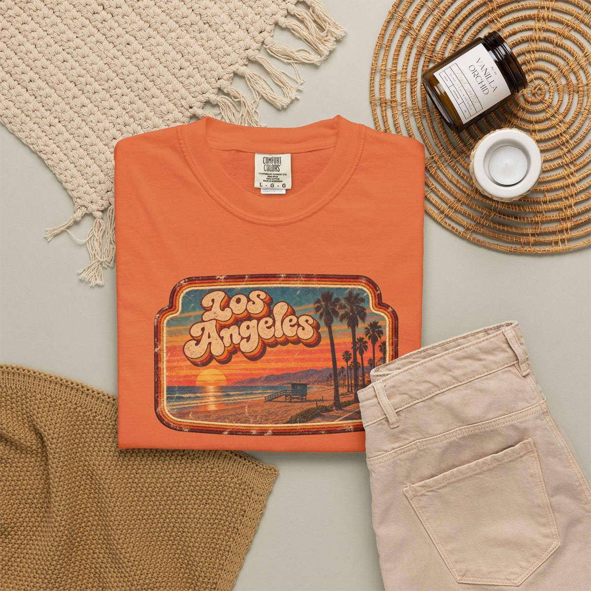 Los Angeles - Unisex Garment-Dyed T-shirt