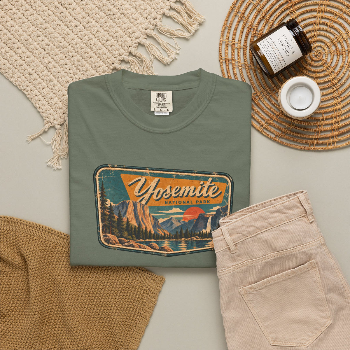 Yosemite - Unisex Garment-Dyed T-shirt