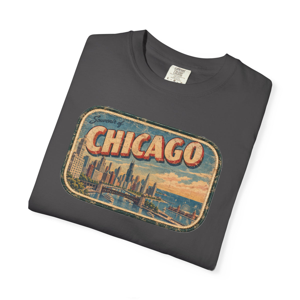 Chicago - Unisex Garment-Dyed T-shirt