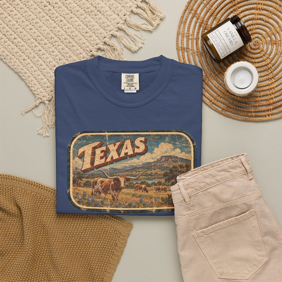 Texas - Unisex Garment-Dyed T-shirt