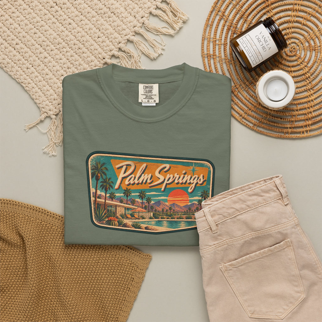 Palm Springs - Unisex Garment-Dyed T-shirt