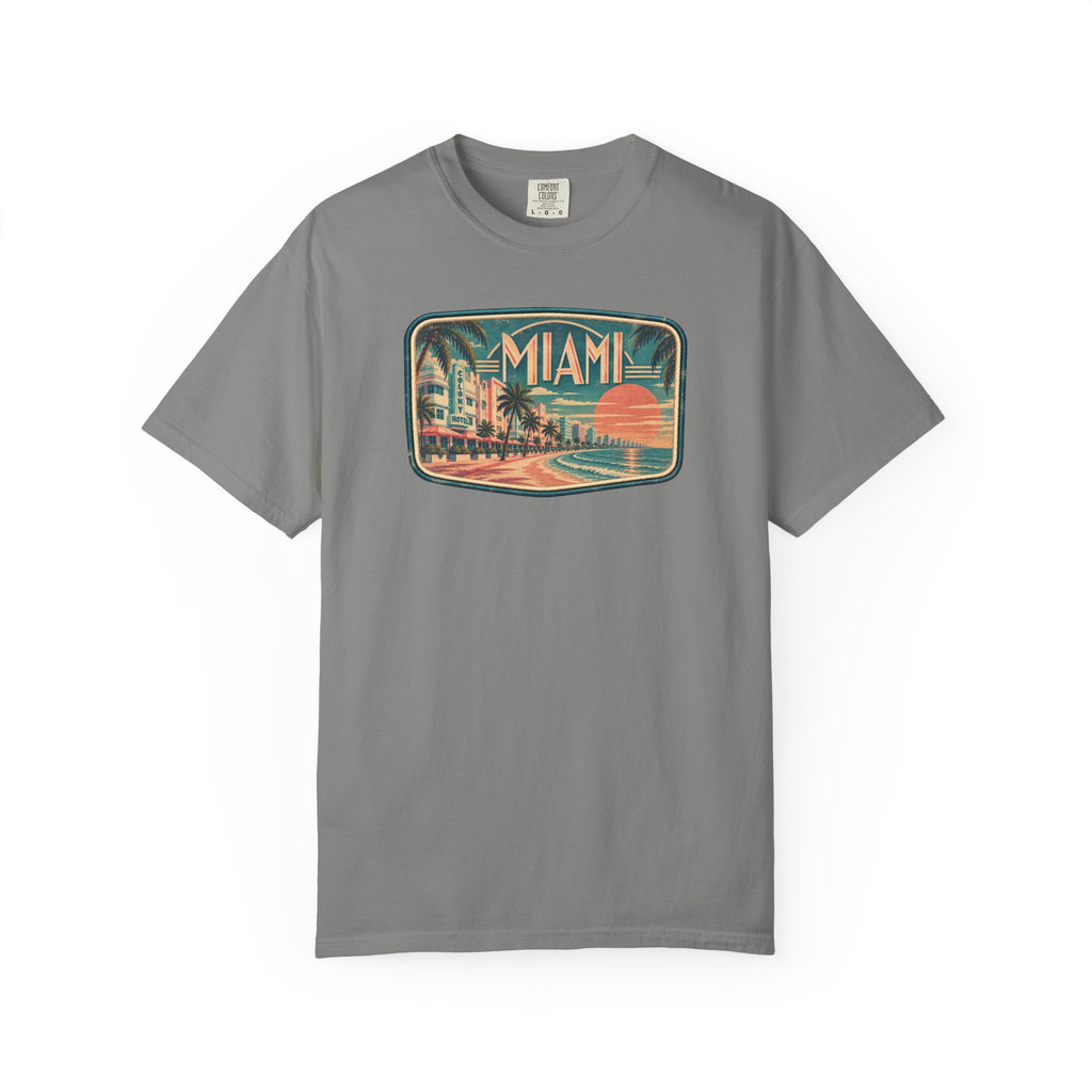 Miami - Unisex Garment-Dyed T-shirt