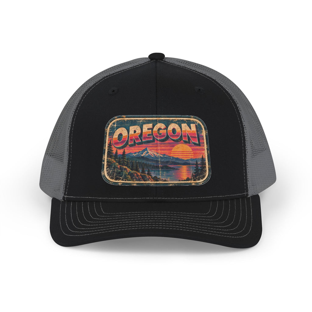 Oregon Mt Hood Lake Snapback Trucker Cap