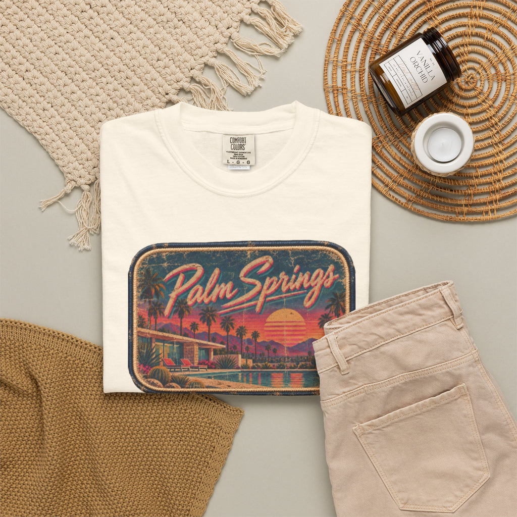 Palm Springs - Unisex Garment-Dyed T-shirt
