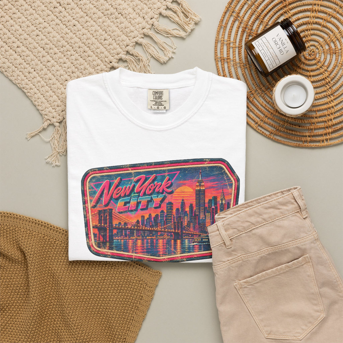 New York City - Unisex Garment-Dyed T-shirt