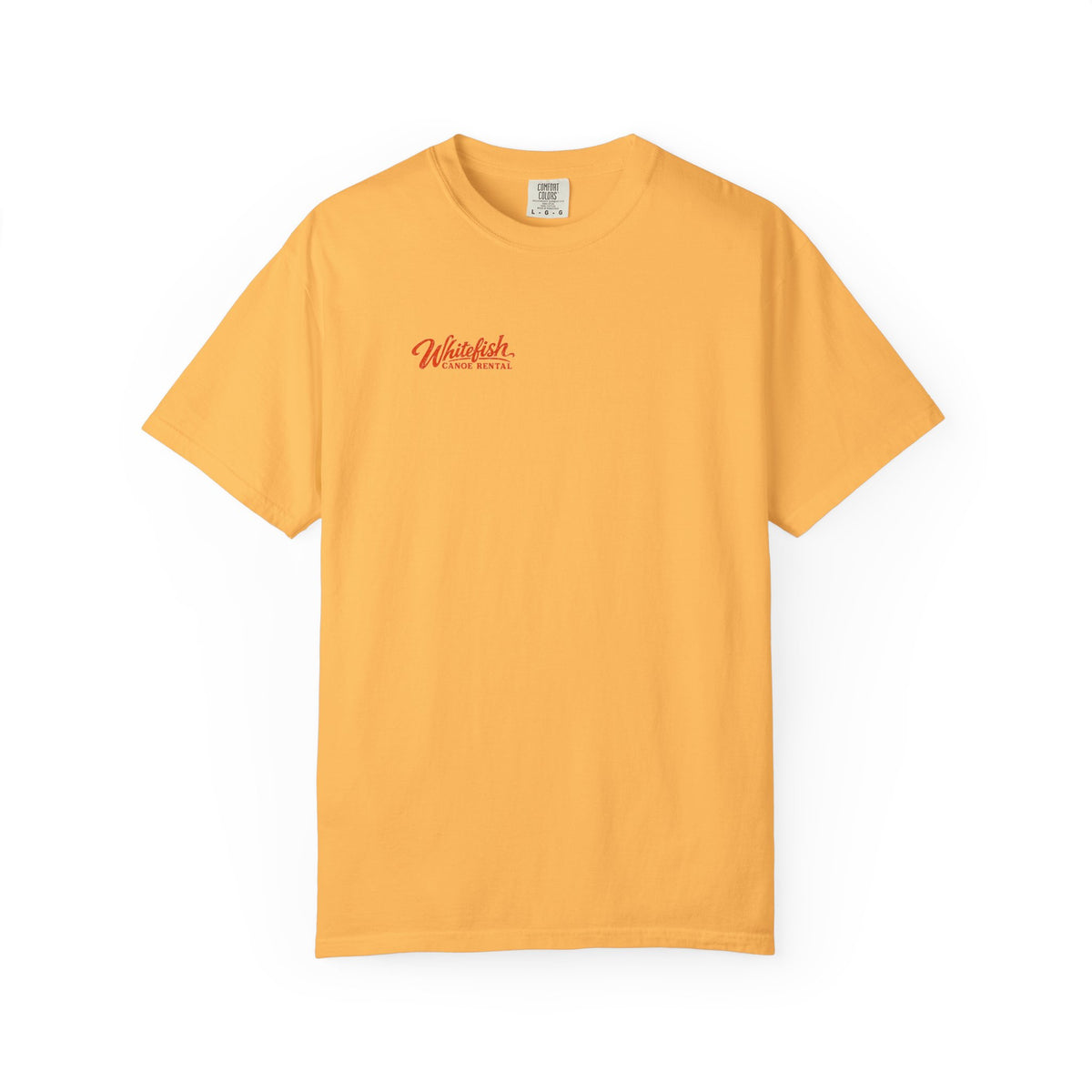 Whitefish Canoe Rental - Unisex Garment-Dyed T-shirt