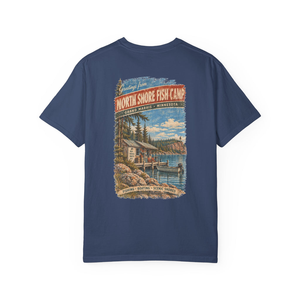 North Shore Fish Camp - Unisex Garment-Dyed T-shirt