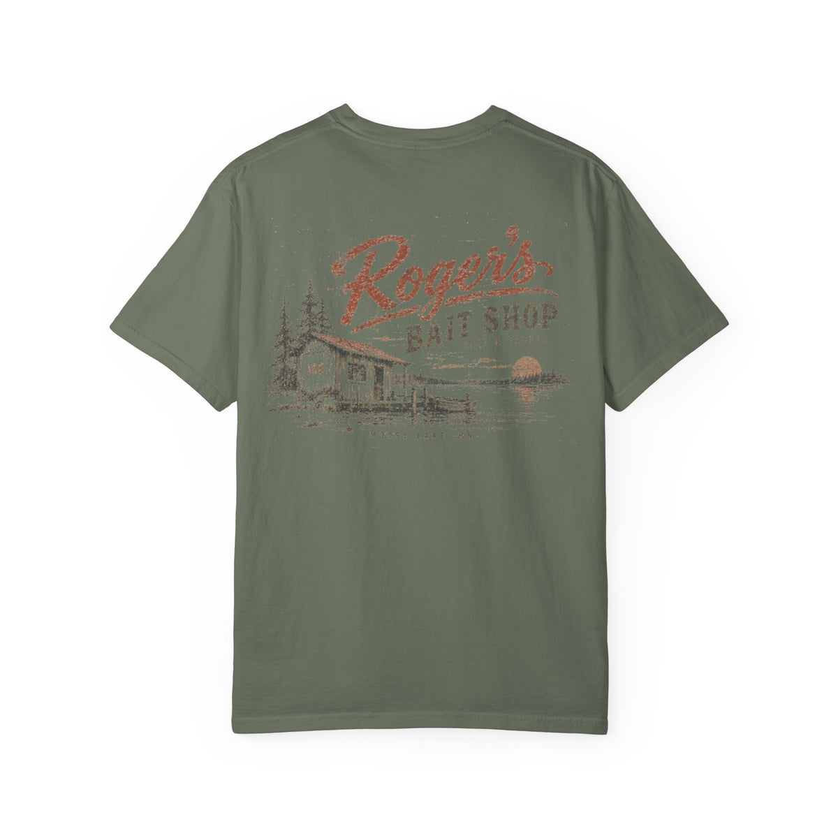 Roger's Bait Shop - Unisex Garment-Dyed T-shirt