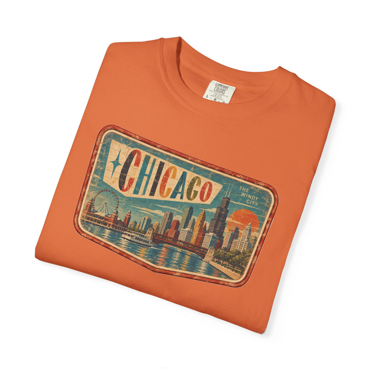 Chicago - Unisex Garment-Dyed T-shirt