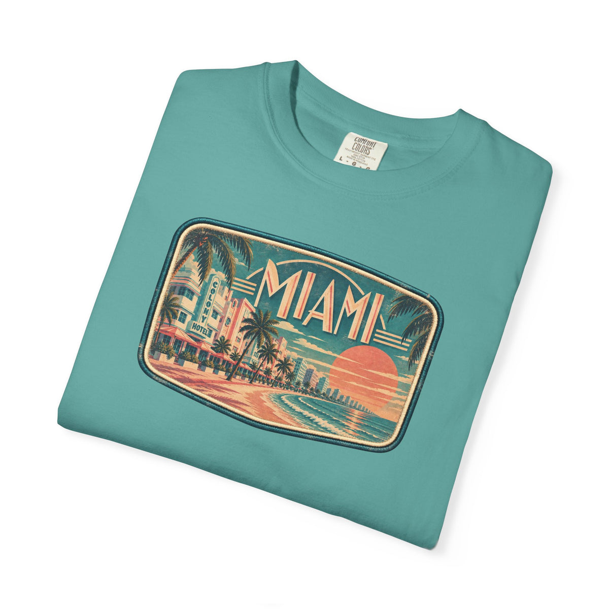 Miami - Unisex Garment-Dyed T-shirt
