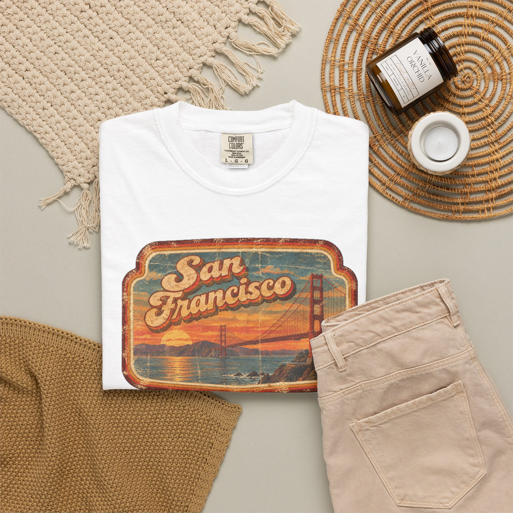 San Francisco - Unisex Garment-Dyed T-shirt