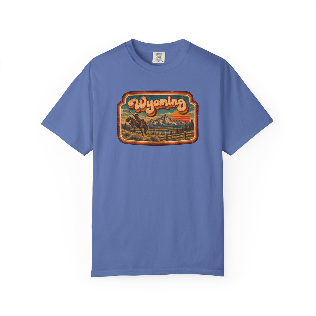 Wyoming - Unisex Garment-Dyed T-shirt