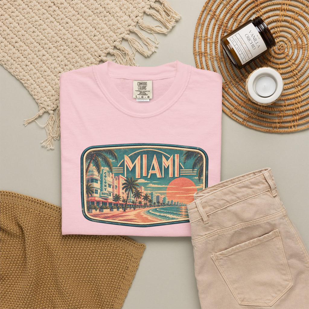 Miami - Unisex Garment-Dyed T-shirt