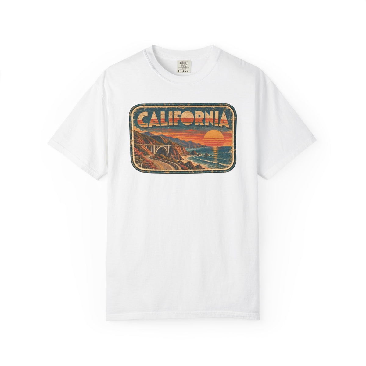 California - Unisex Garment-Dyed T-shirt
