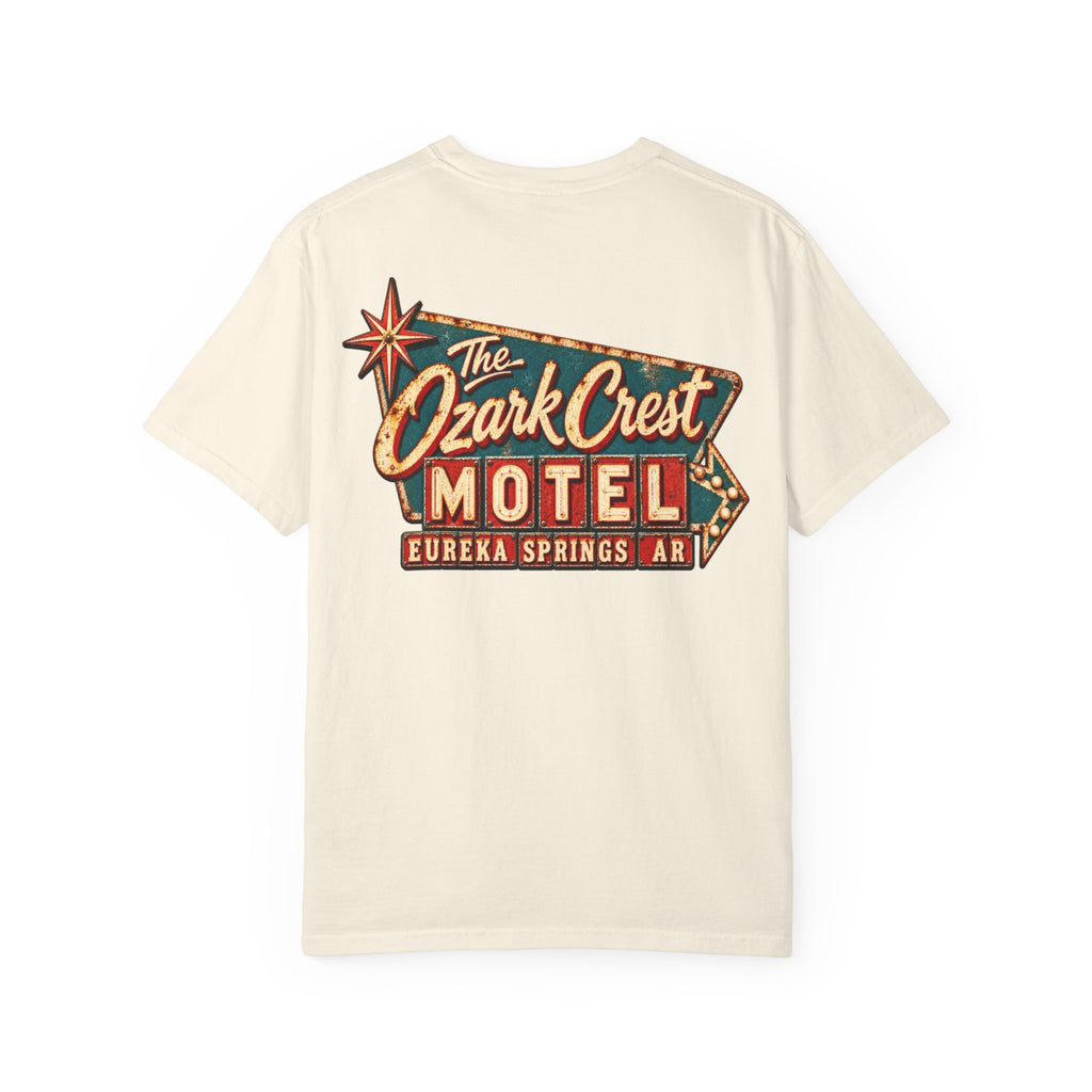 The Ozark Crest Motel - Unisex Garment-Dyed T-shirt