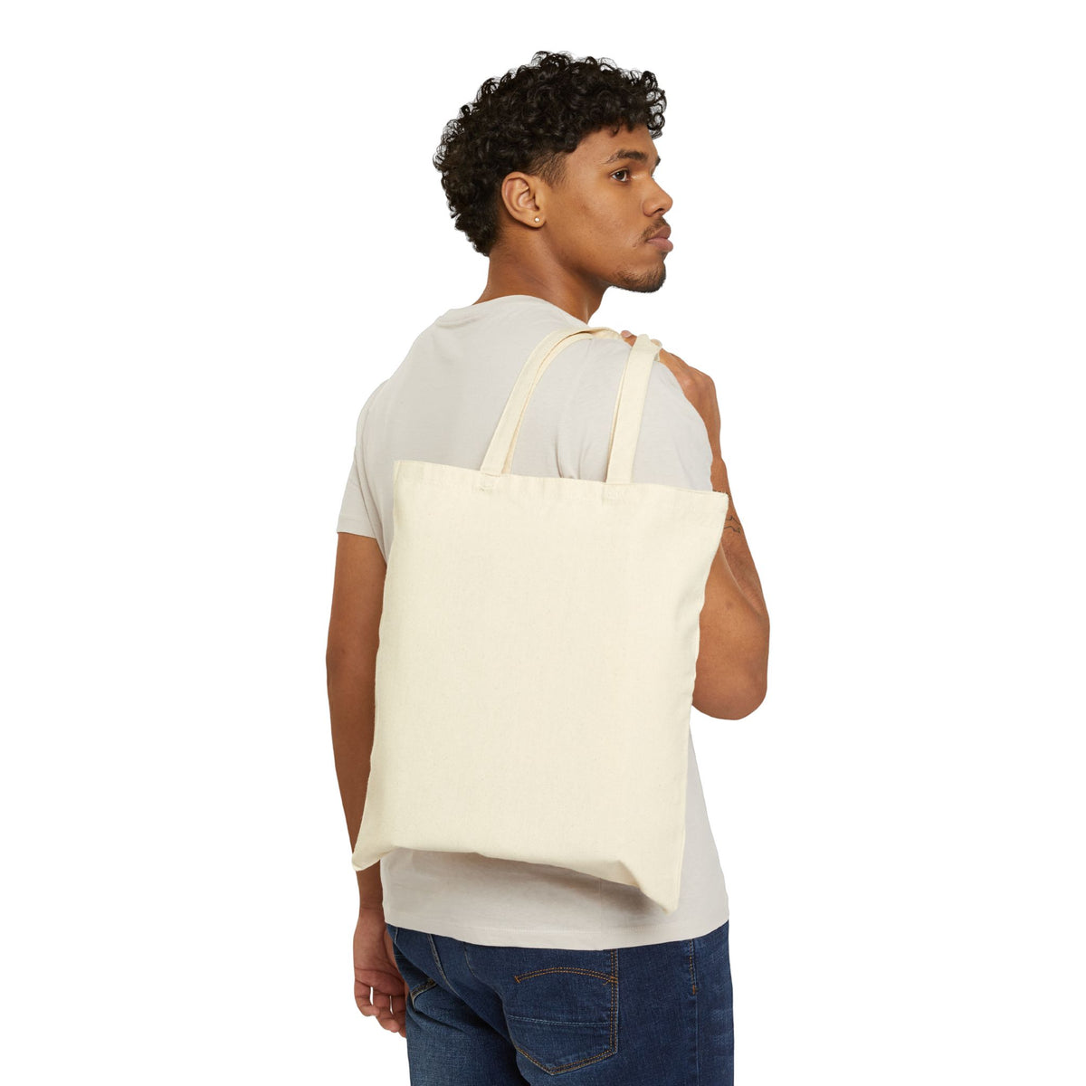 Cotton Canvas Tote Bag - Design 5
