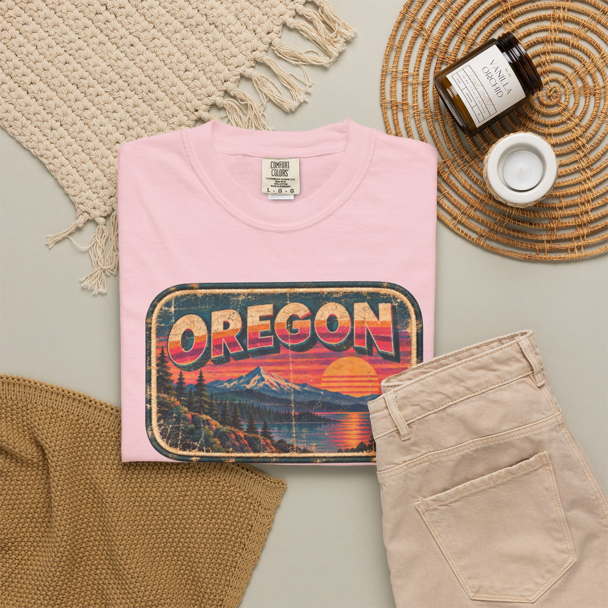 Oregon - Unisex Garment-Dyed T-shirt