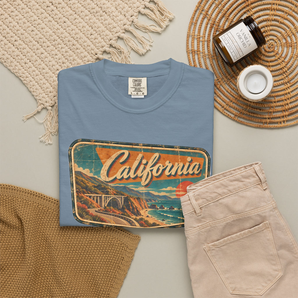 California - Unisex Garment-Dyed T-shirt