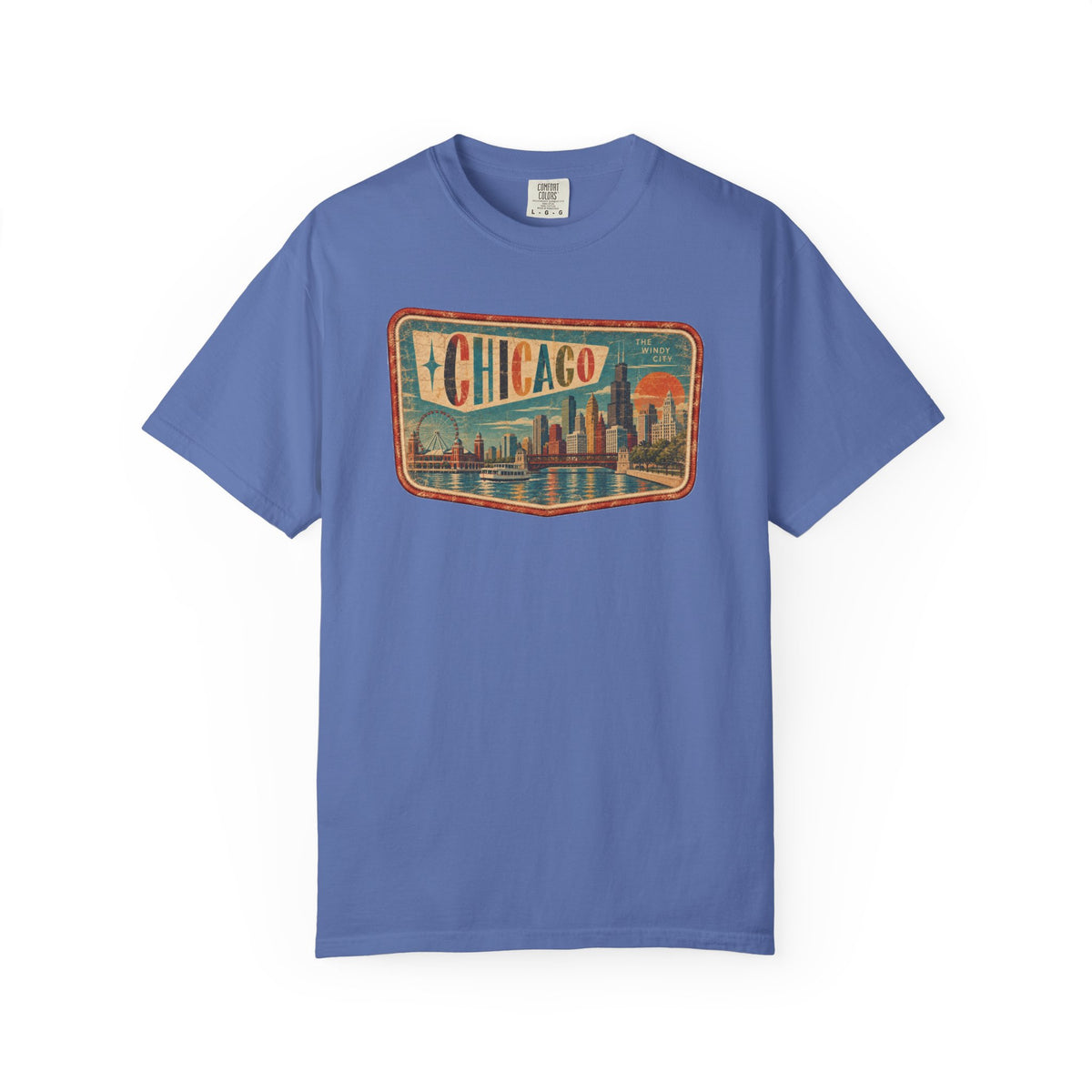 Chicago - Unisex Garment-Dyed T-shirt