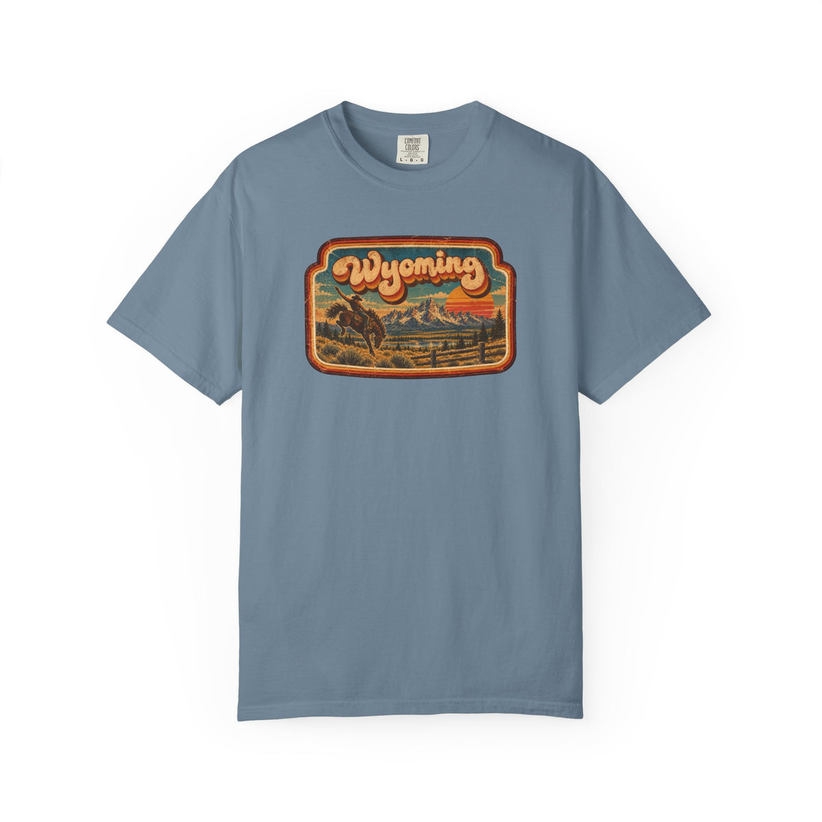 Wyoming - Unisex Garment-Dyed T-shirt