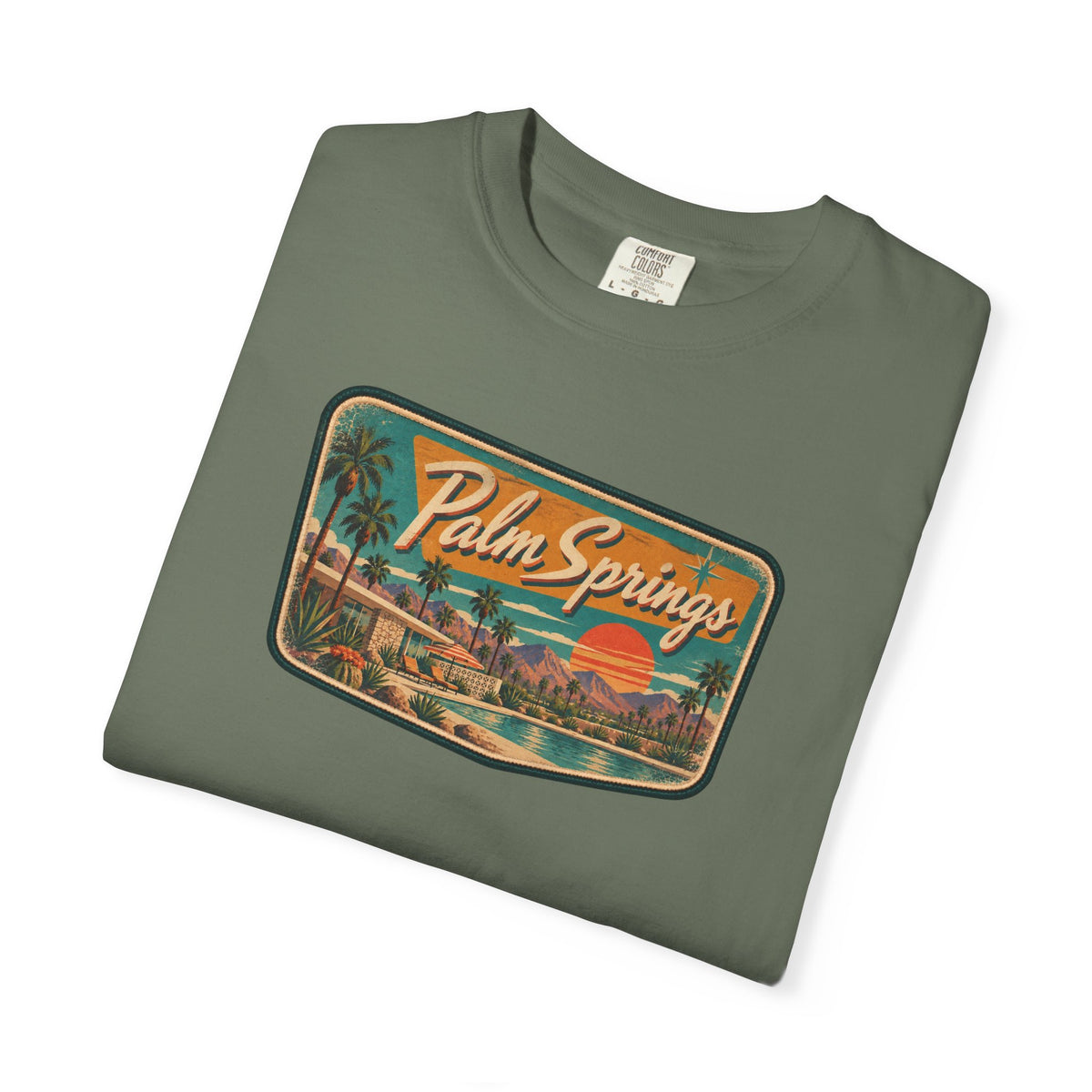 Palm Springs - Unisex Garment-Dyed T-shirt