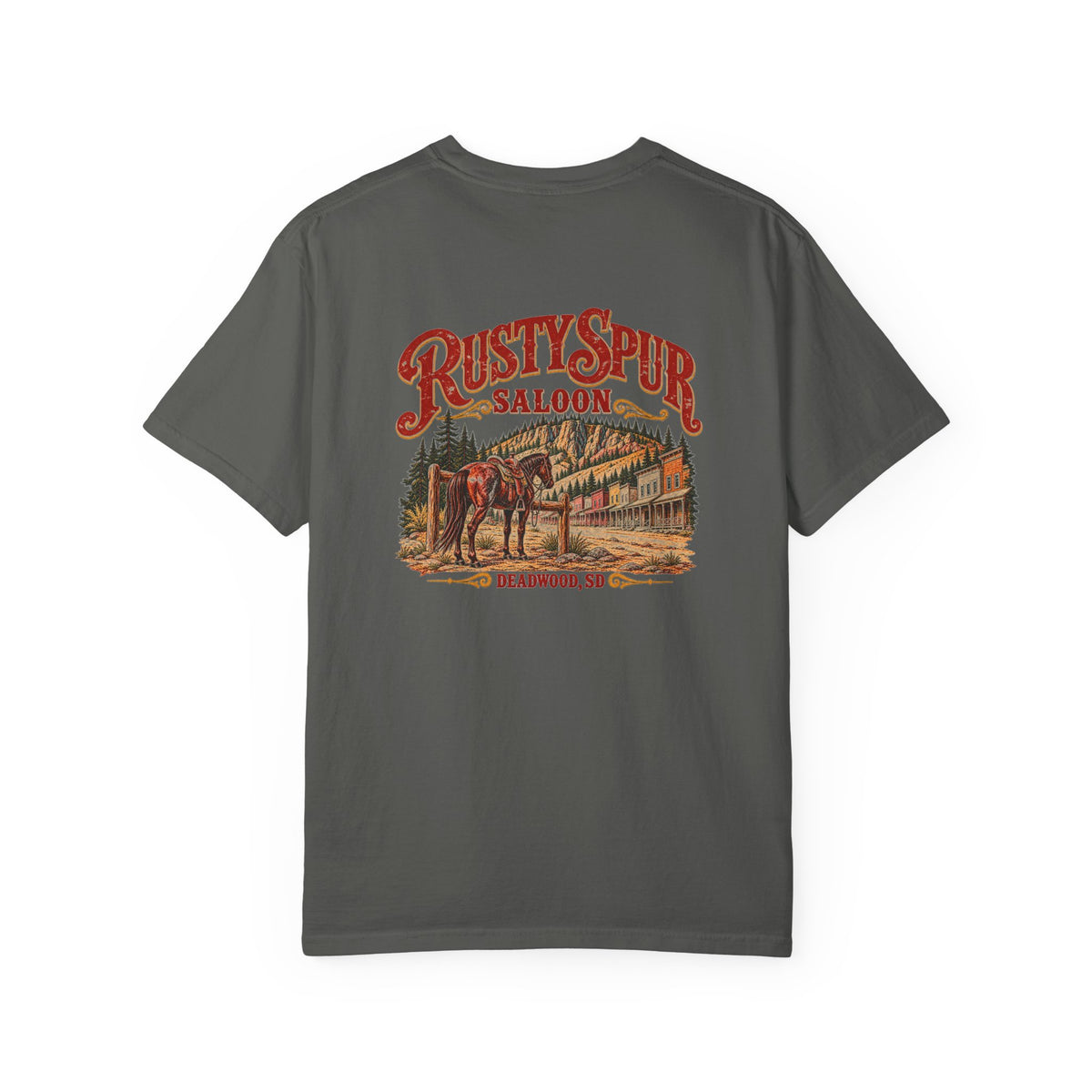 Rusty Spur Saloon - Unisex Garment-Dyed T-shirt