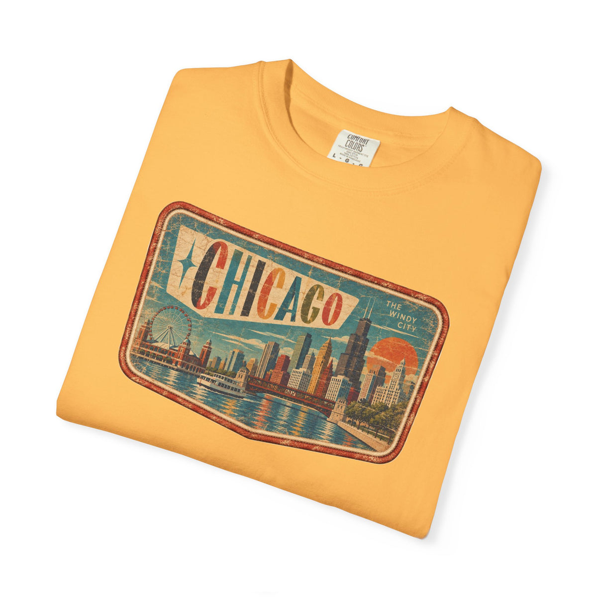 Chicago - Unisex Garment-Dyed T-shirt