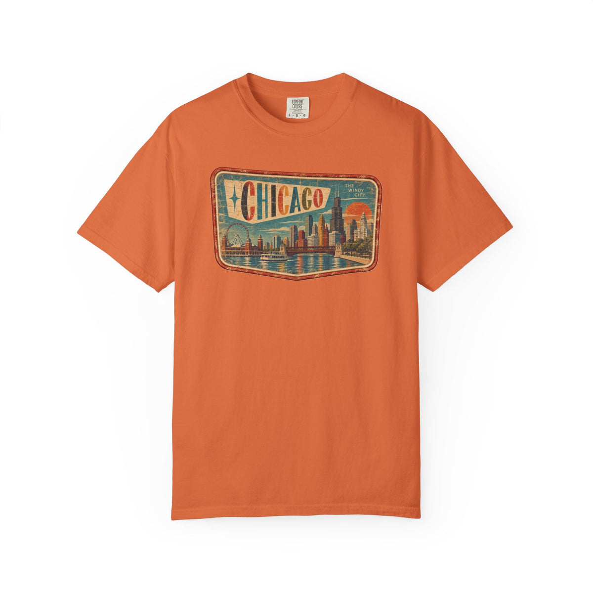 Chicago - Unisex Garment-Dyed T-shirt