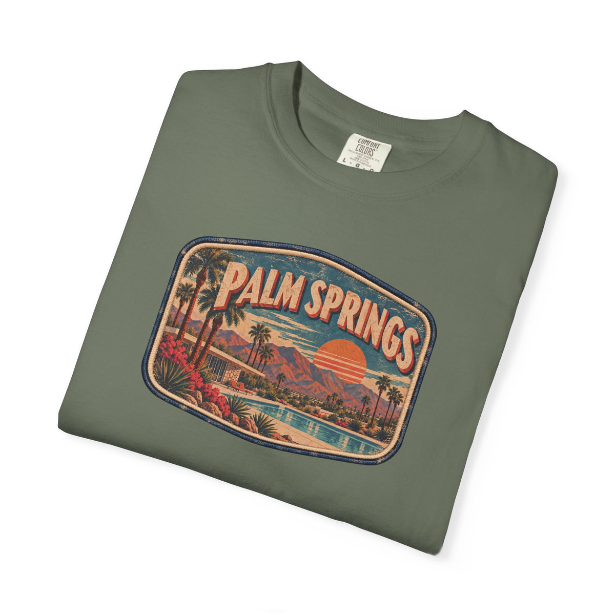 Palm Springs - Unisex Garment-Dyed T-shirt