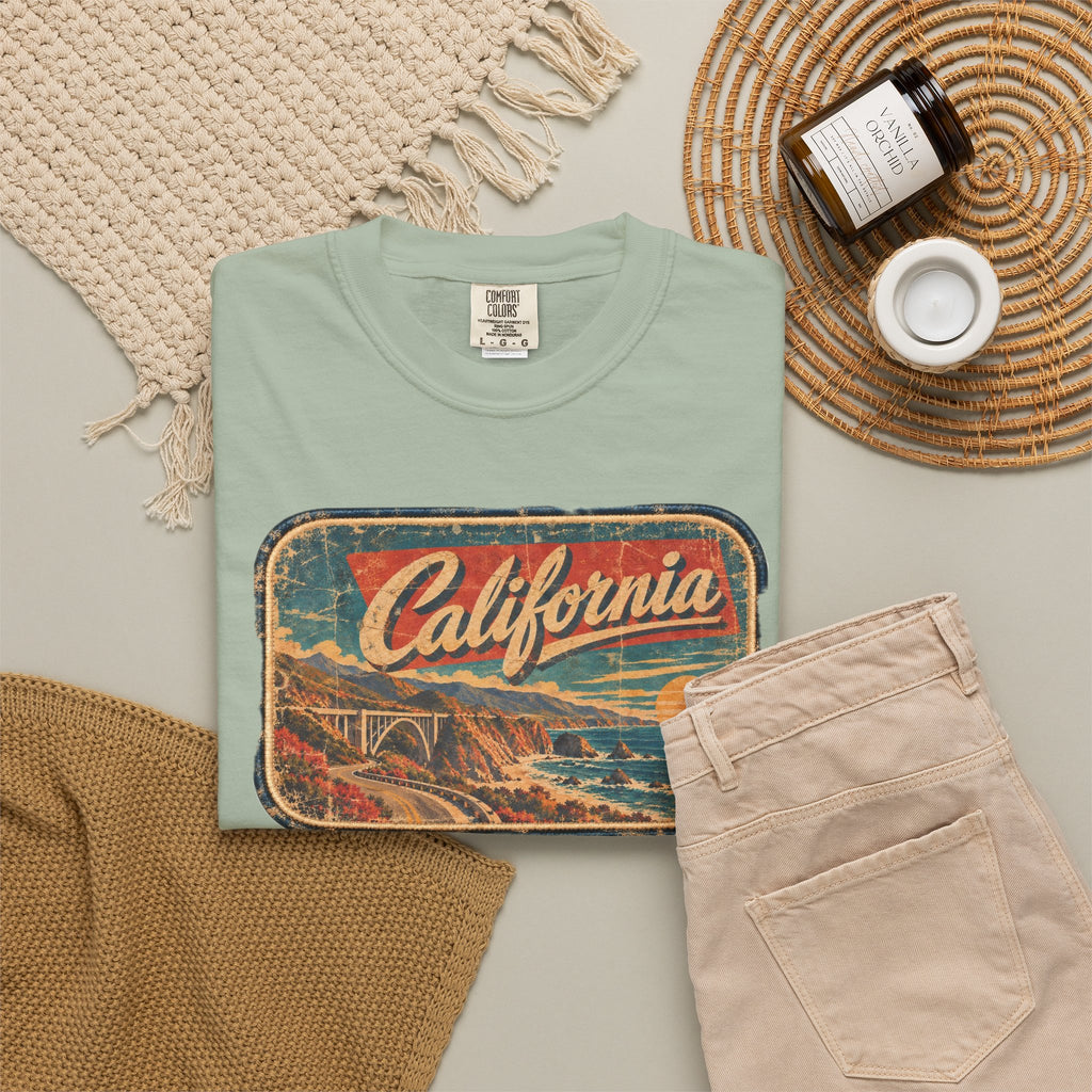 California - Unisex Garment-Dyed T-shirt