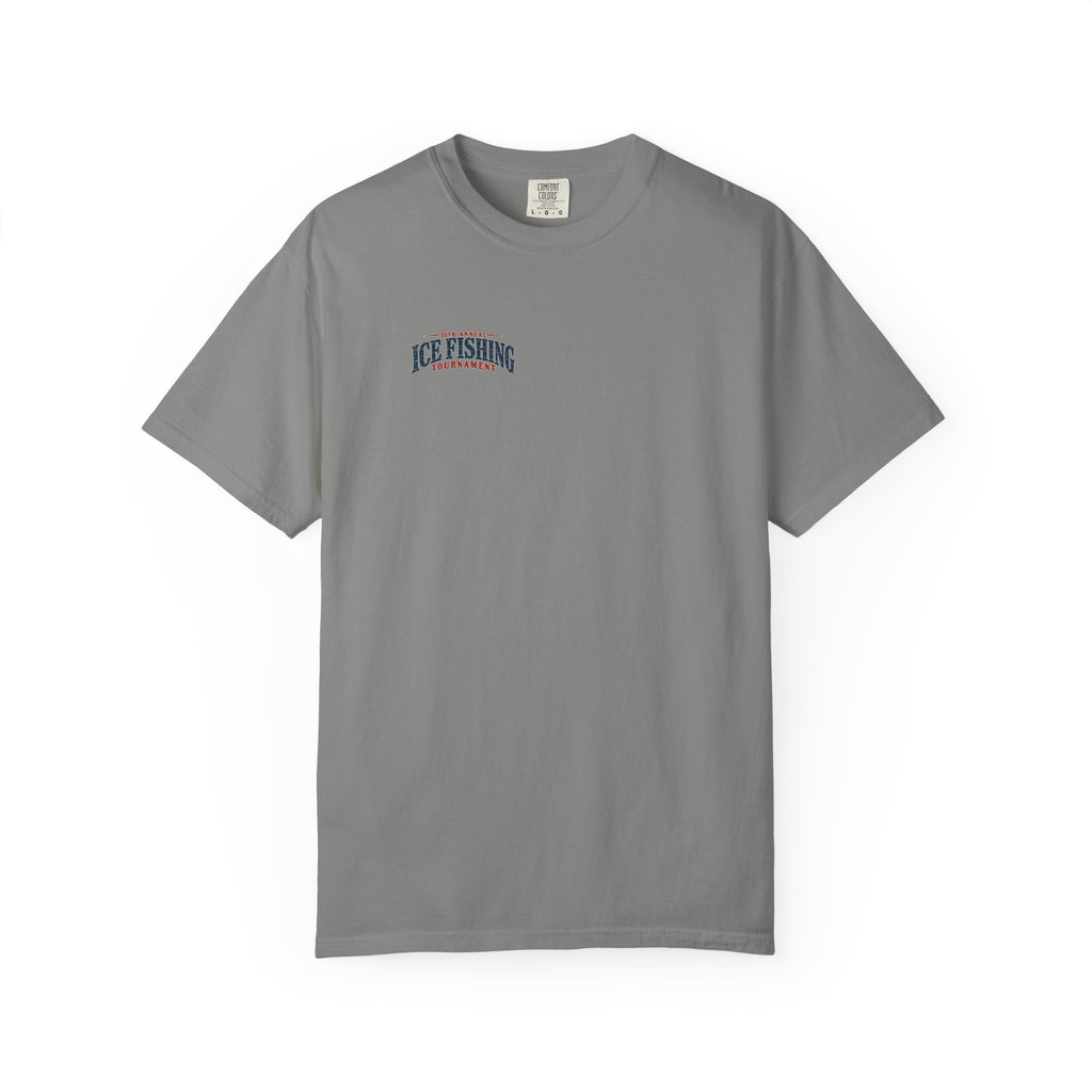 Ice Fishing Tournament - Unisex Garment-Dyed T-shirt