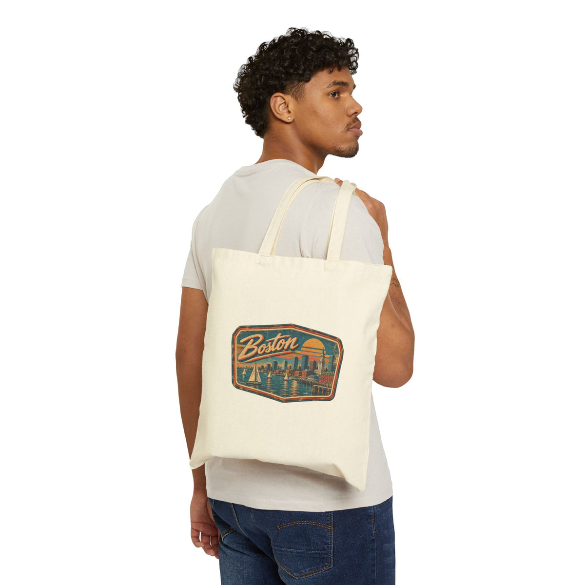 Cotton Canvas Tote Bag - Design 39