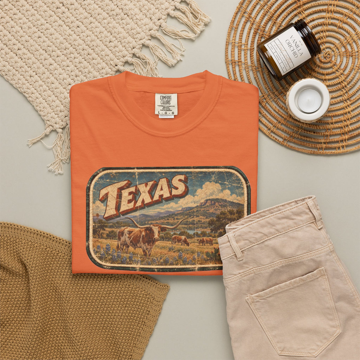 Texas - Unisex Garment-Dyed T-shirt