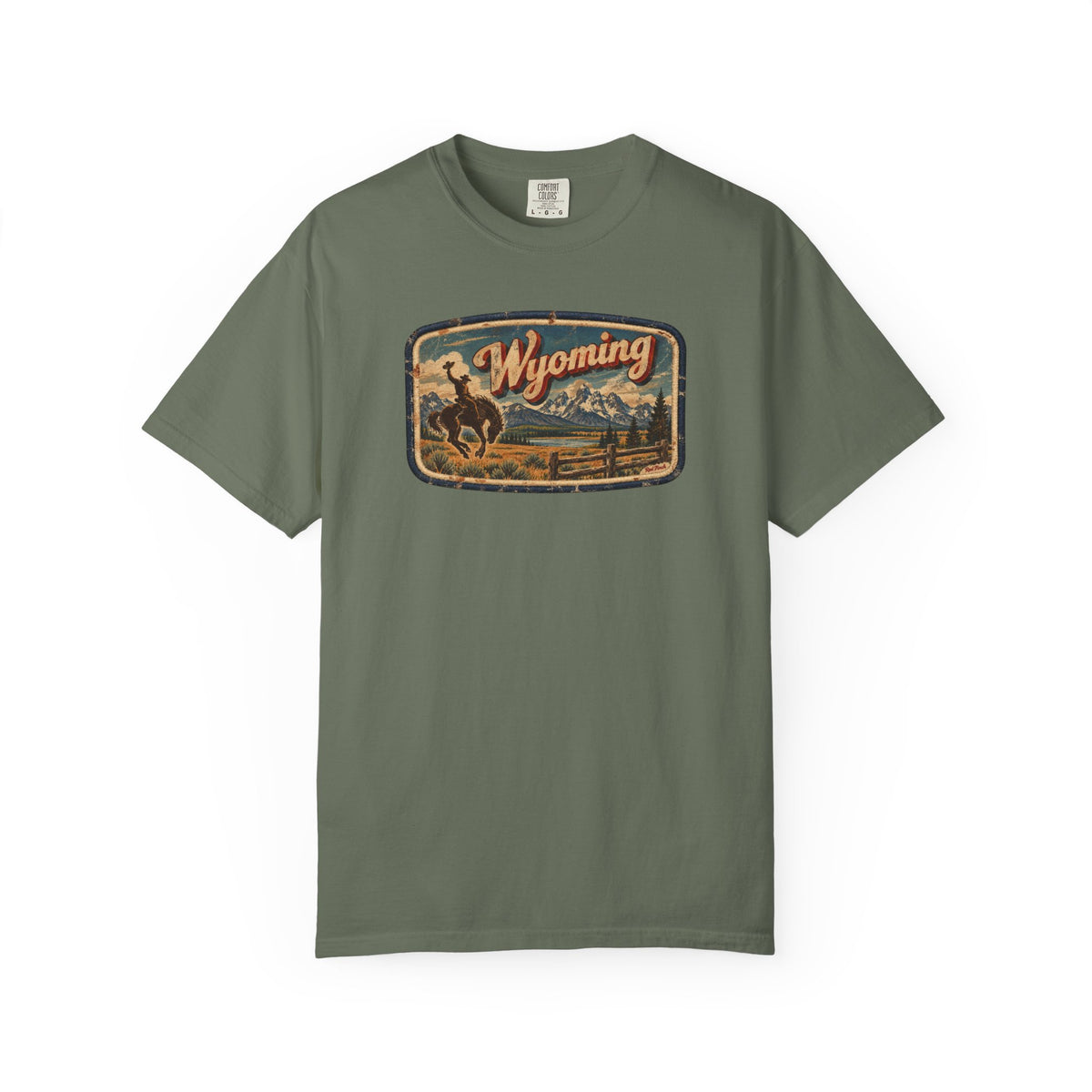 Wyoming - Unisex Garment-Dyed T-shirt