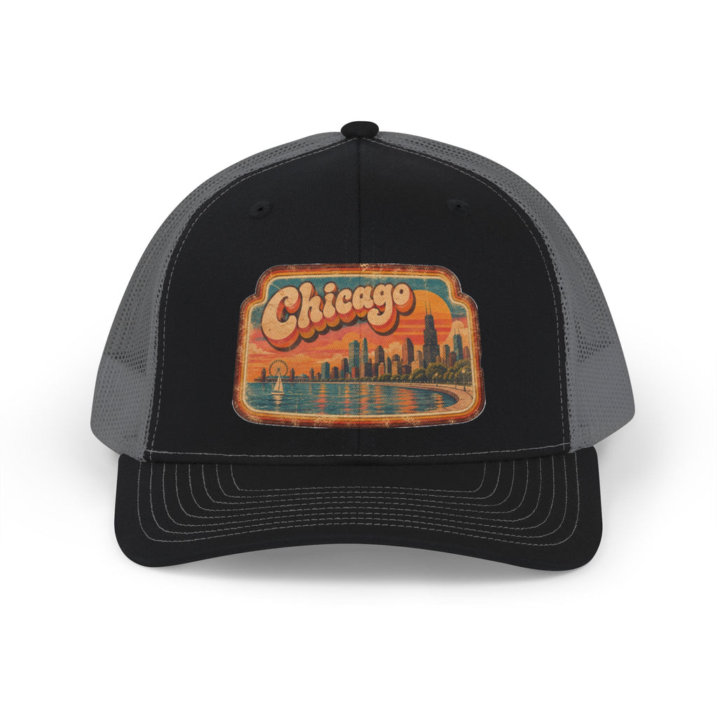 Chicago Skyline Snapback Trucker Cap