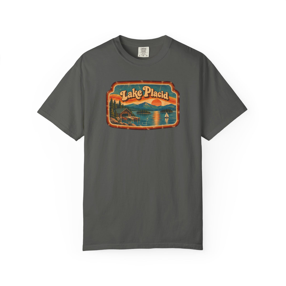 Lake Placid - Unisex Garment-Dyed T-shirt