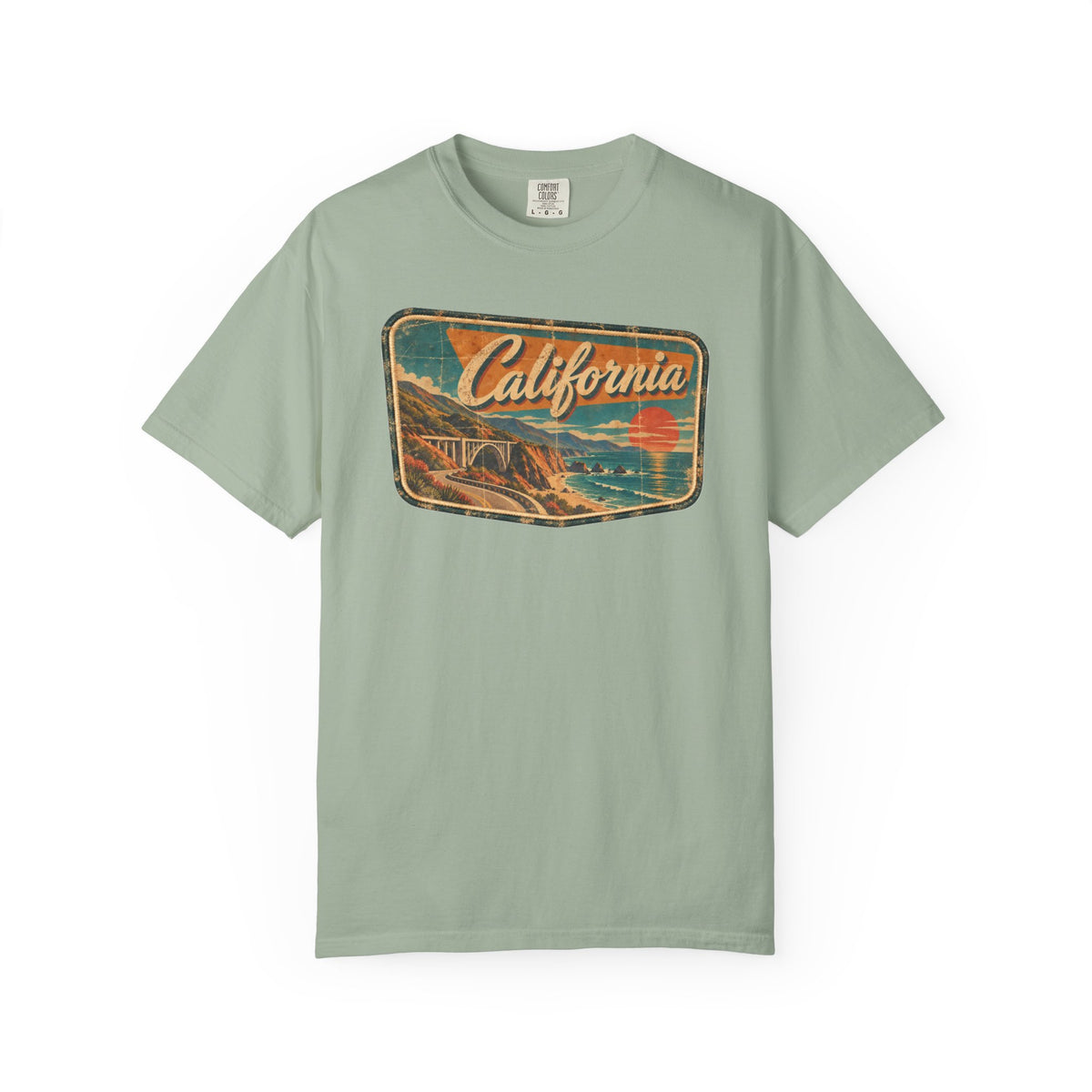 California - Unisex Garment-Dyed T-shirt