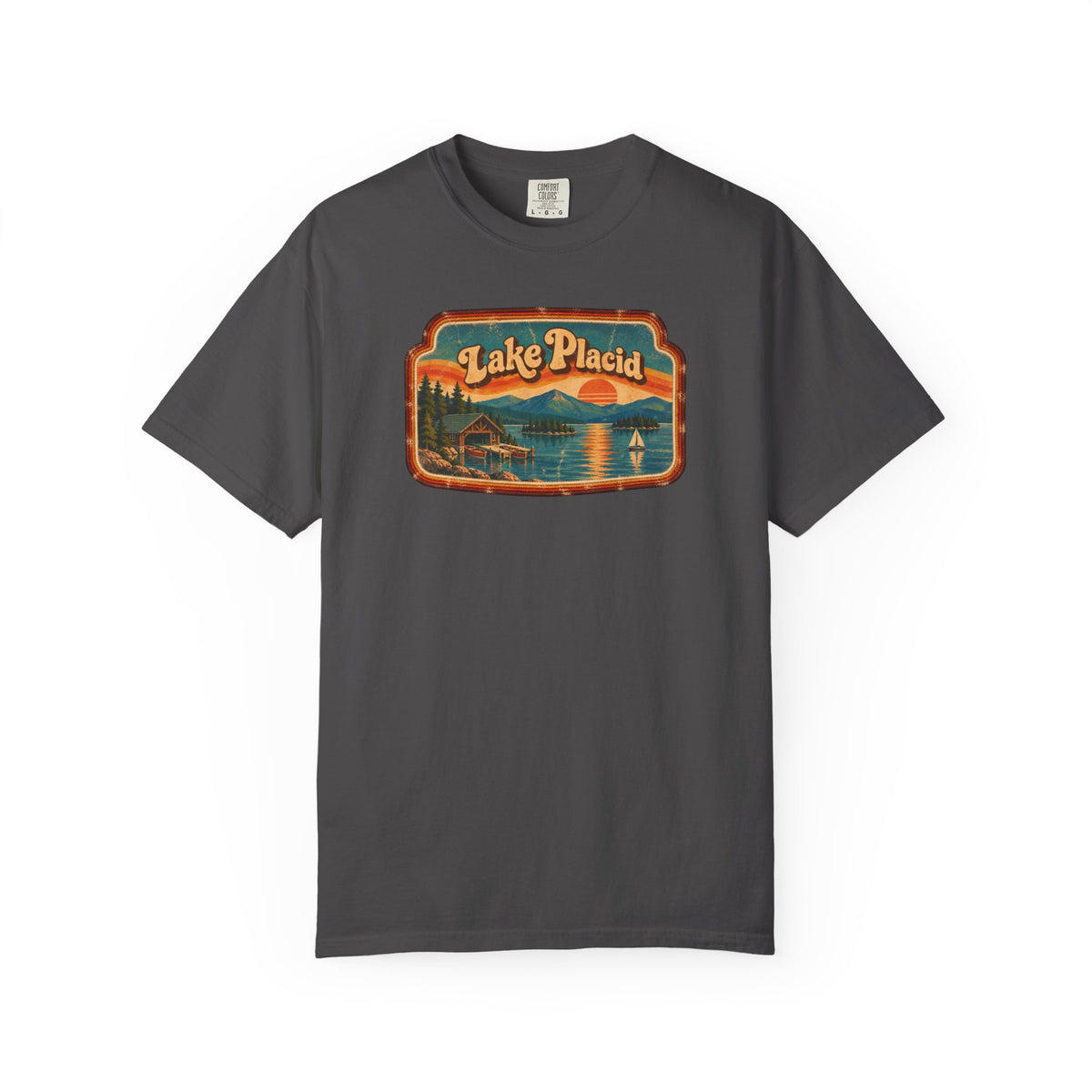 Lake Placid - Unisex Garment-Dyed T-shirt