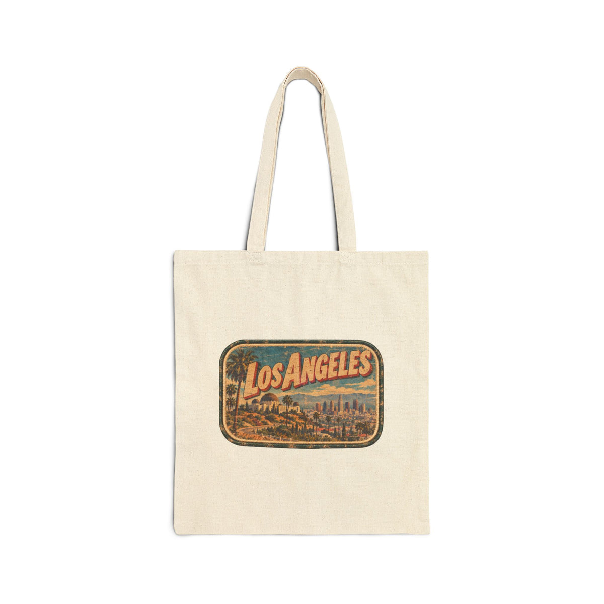 Cotton Canvas Tote Bag - Design 56