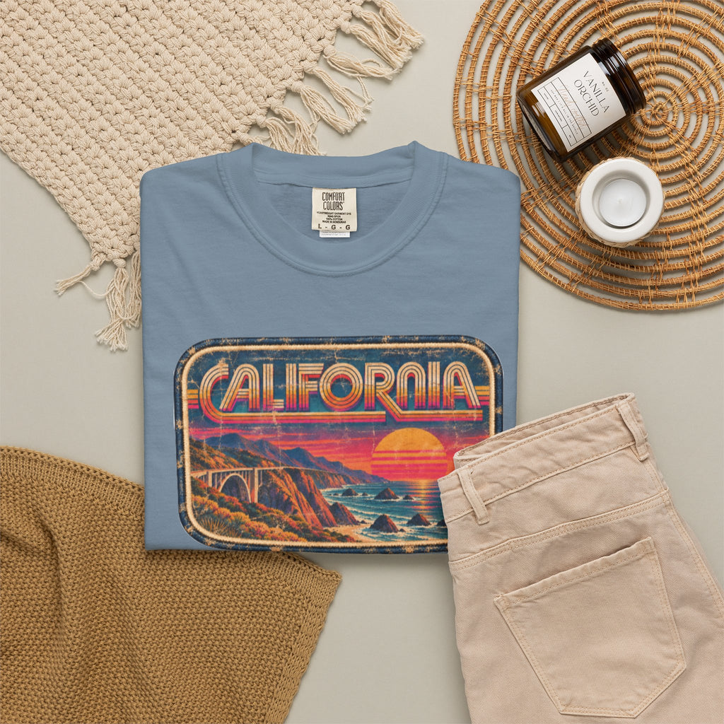 California - Unisex Garment-Dyed T-shirt